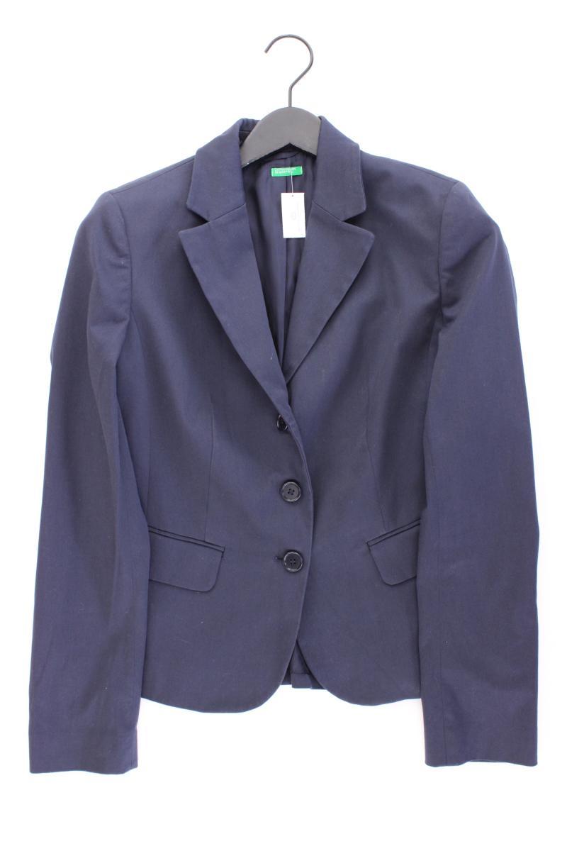 United Colors of Benetton Regular Blazer Gr. IT 44 (M) blau aus Baumwolle