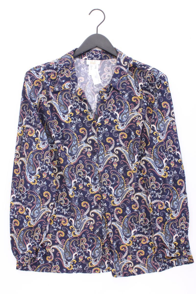Paola Langarmbluse Gr. 46 mit Paisleymuster mehrfarbig aus Baumwolle