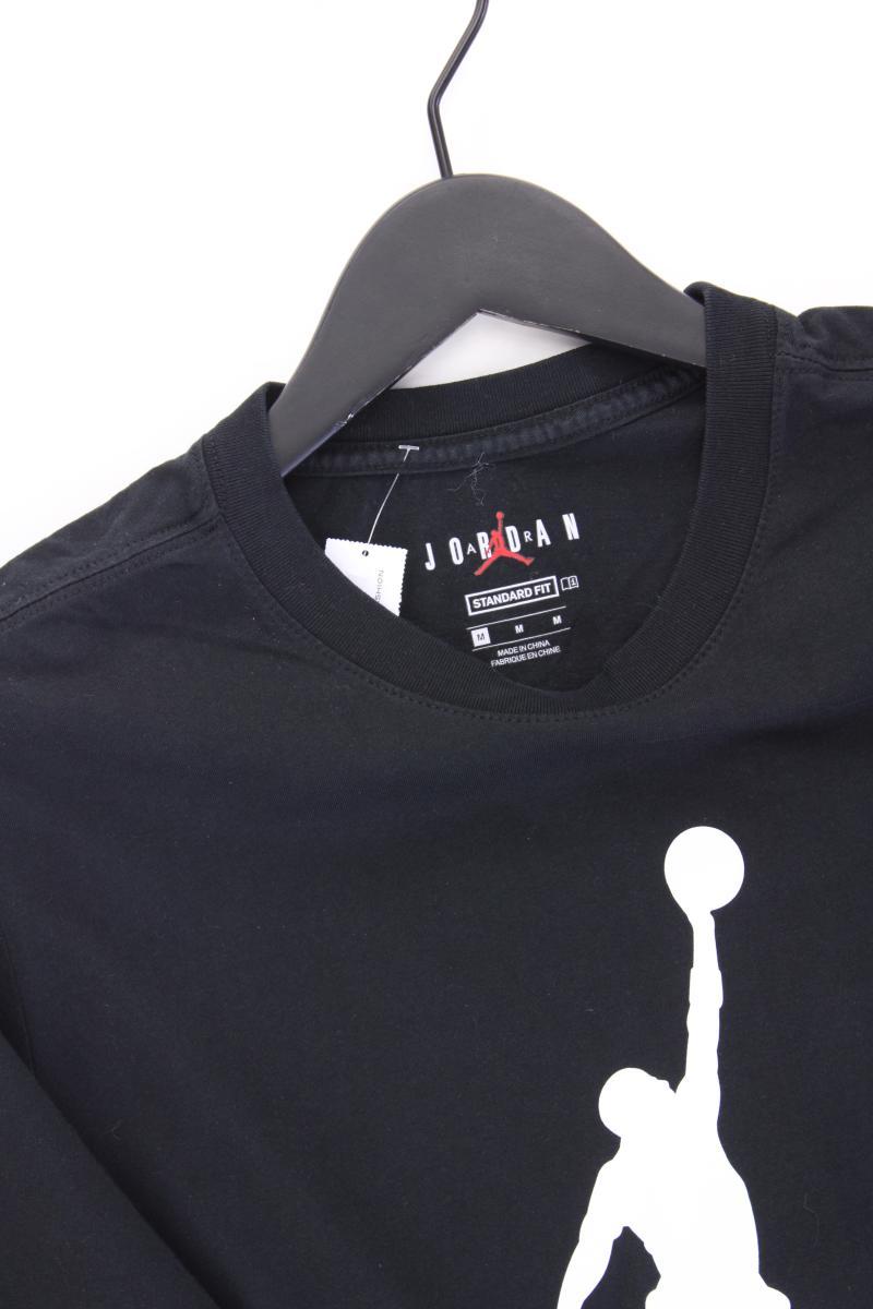 Nike Jordan Shirt für Herren Gr. M Kurzarm schwarz aus Baumwolle