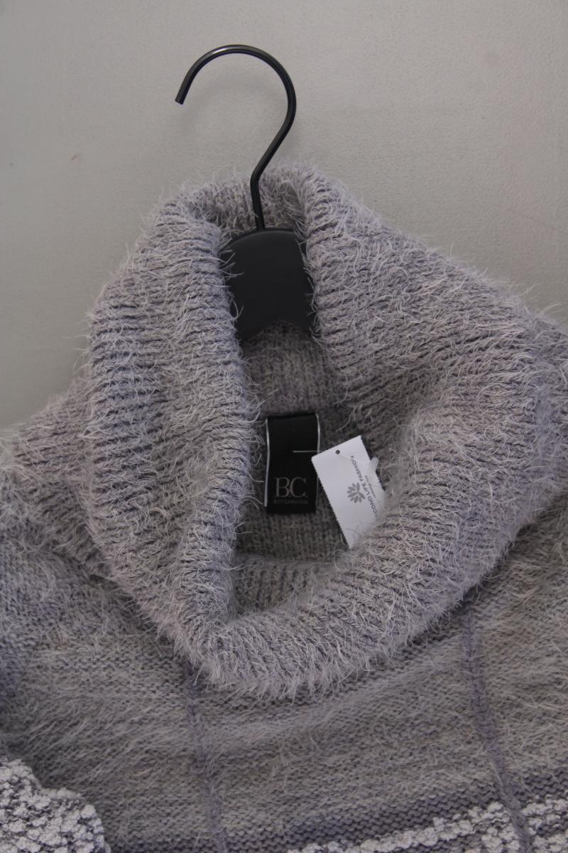 Best Connections Feinstrickpullover Gr. 38 neuwertig grau aus Polyacryl