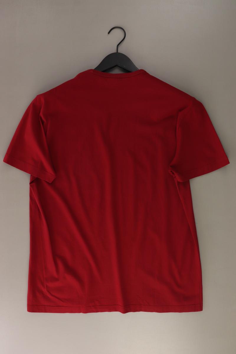s.Oliver Printshirt für Herren Gr. XL Kurzarm rot