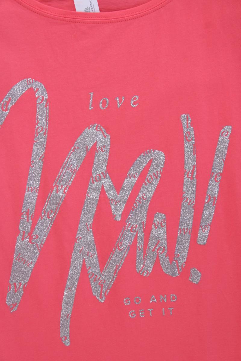 Street One Printshirt Gr. 44 Kurzarm pink aus Baumwolle