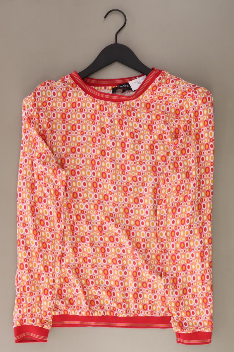 Aniston Longsleeve-Shirt Gr. 40 geometrisches Muster Langarm orange