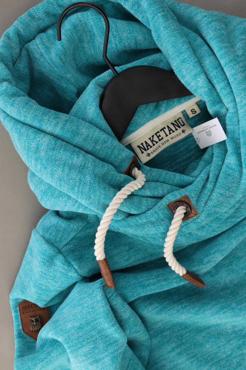 Naketano Feinstrickpullover Gr. S türkis aus Polyester