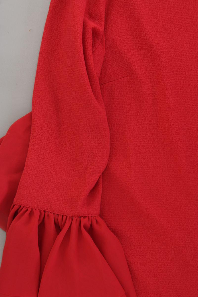 Judith Williams Classic Bluse Gr. 46 neuwertig Trompetenärmel rot aus Polyester