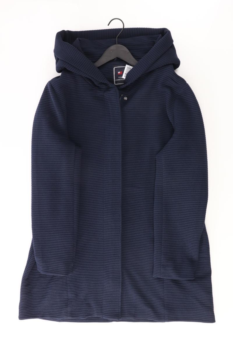 Via Cortesa Kapuzenmantel Gr. XL blau aus Polyester