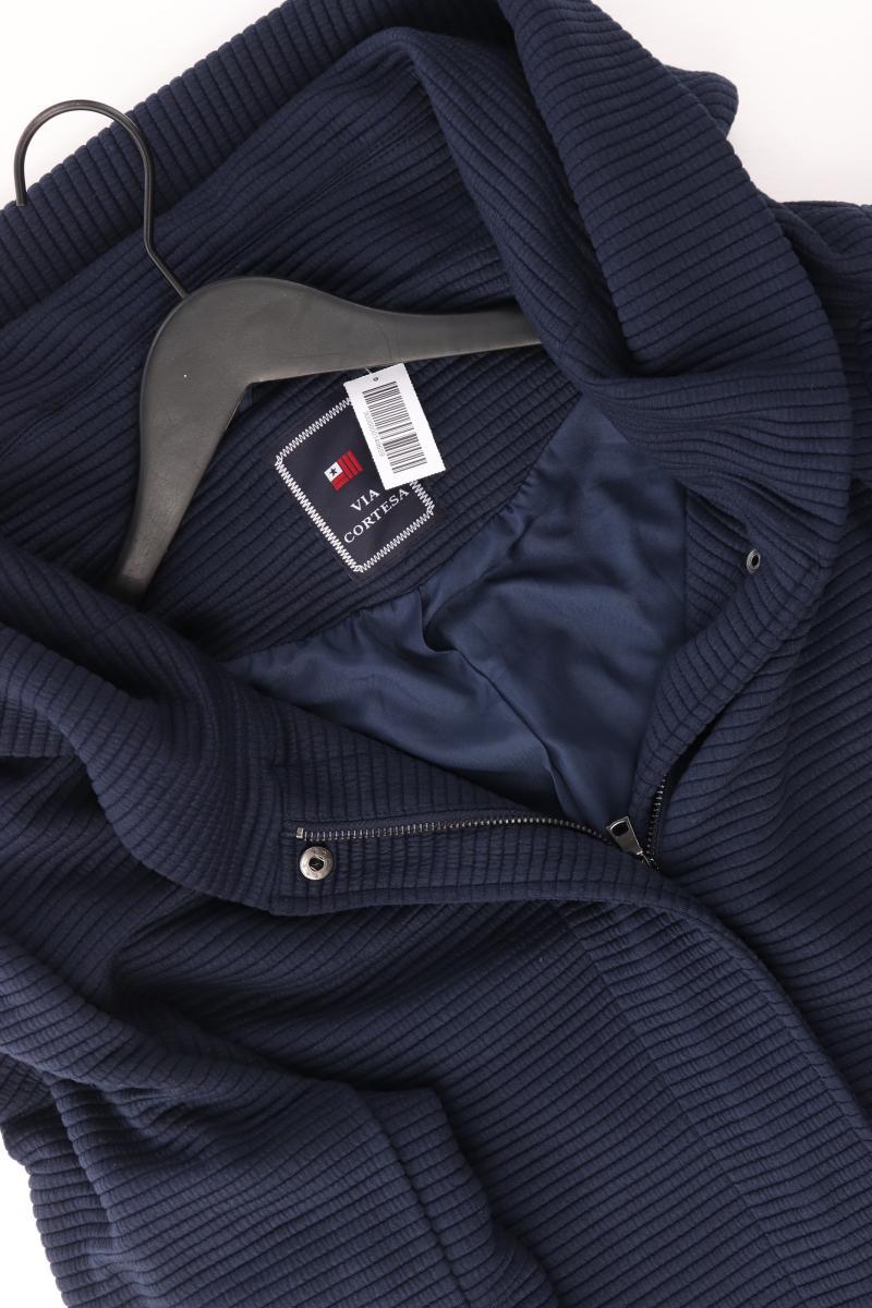Via Cortesa Kapuzenmantel Gr. XL blau aus Polyester