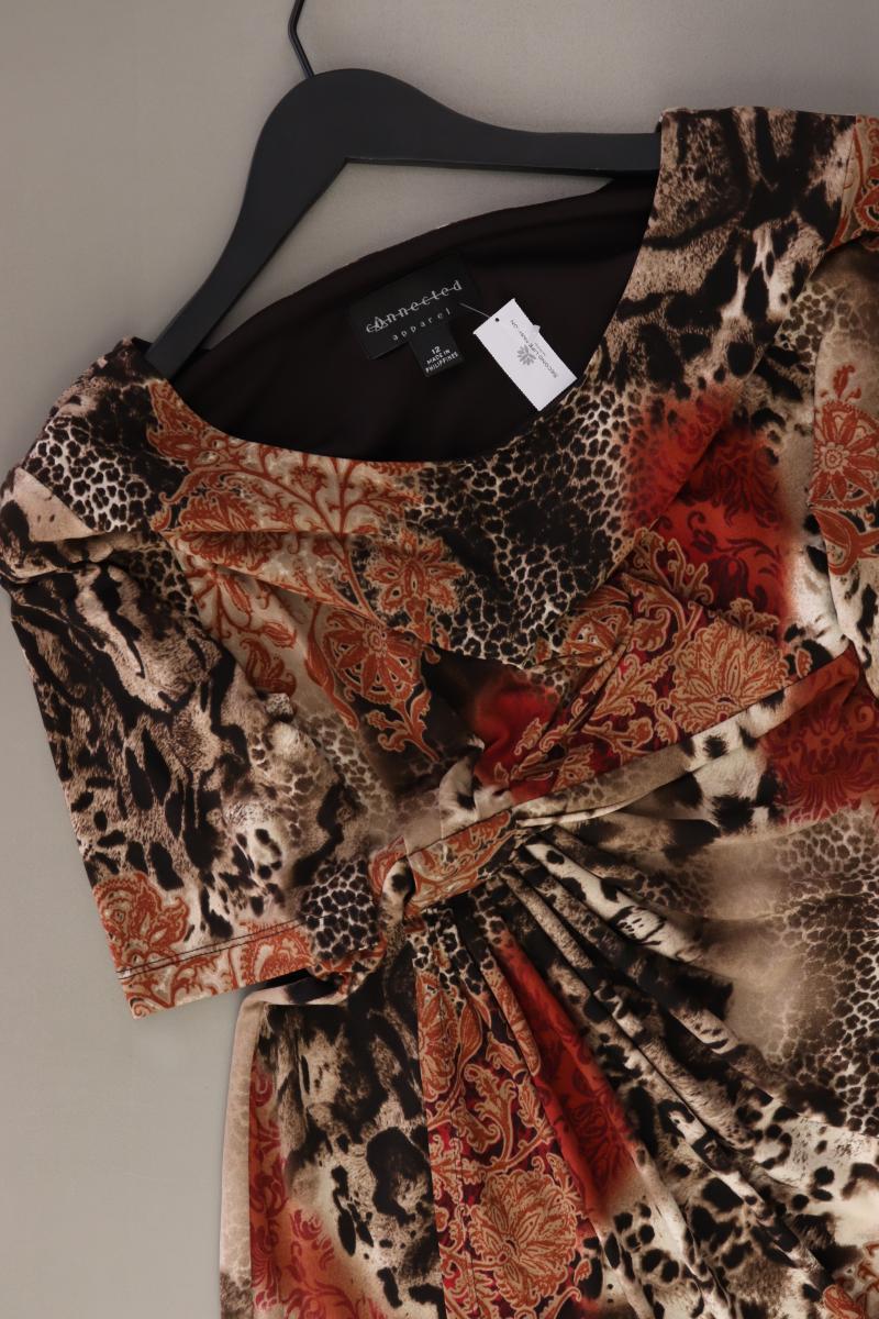 Connected Apparel Kurzarmkleid Gr. UK 12 (M) mehrfarbig aus Polyester