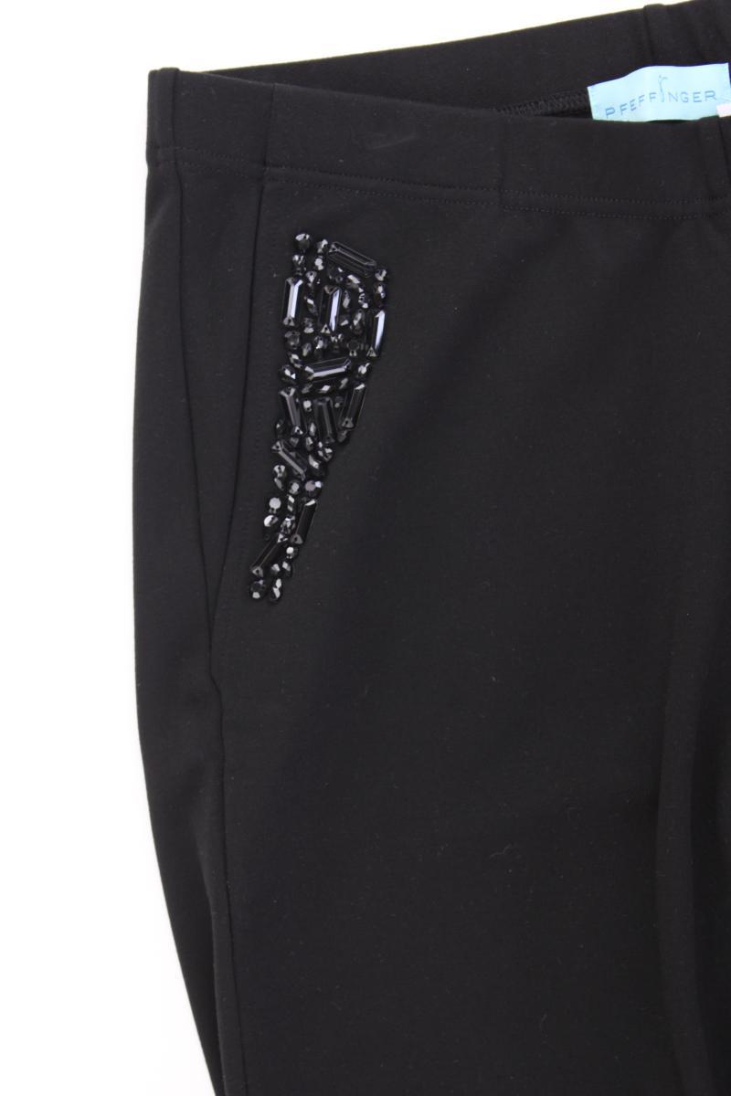 Pfeffinger Stretchhose Gr. 42 schwarz aus Viskose