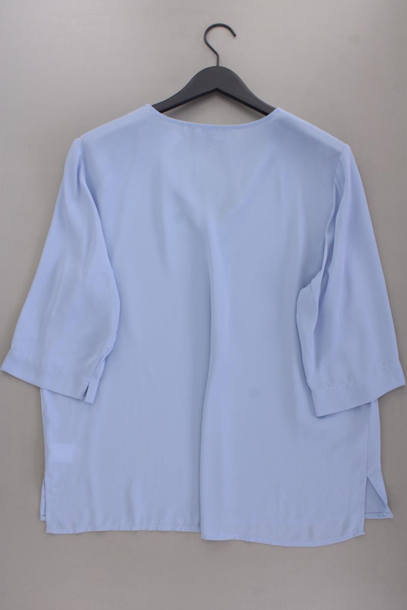 Thom by Thomas Rath Classic Bluse Gr. 44 3/4 Ärmel blau aus Polyester