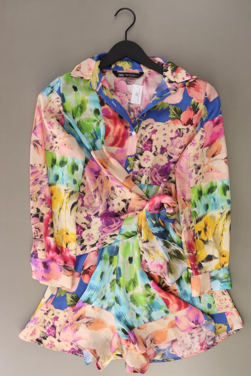 Zara Kurzer Jumpsuit Gr. XS mehrfarbig