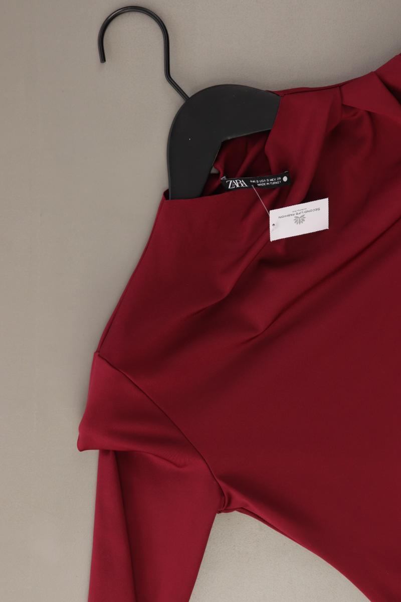 Zara Shirtbody Gr. S neuwertig Langarm rot