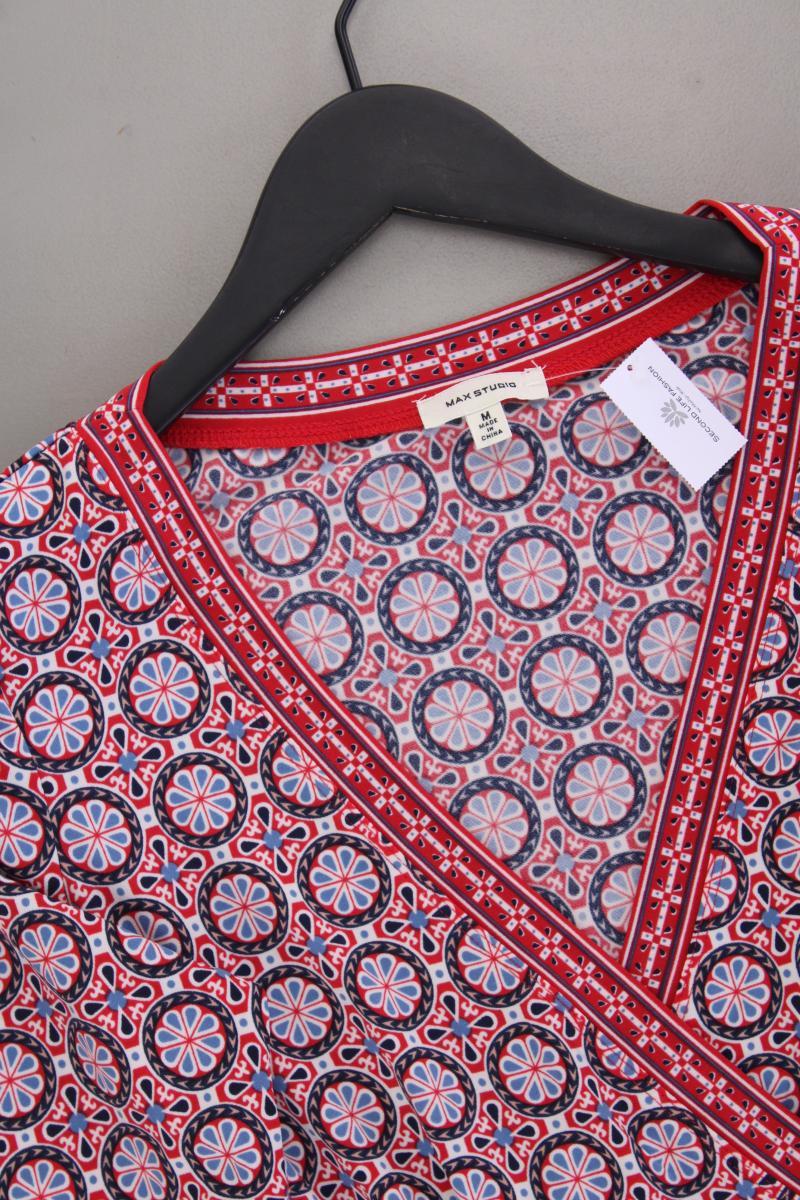 MAX STUDIO Midikleid Gr. M geometrisches Muster neuwertig 3/4 Ärmel mehrfarbig