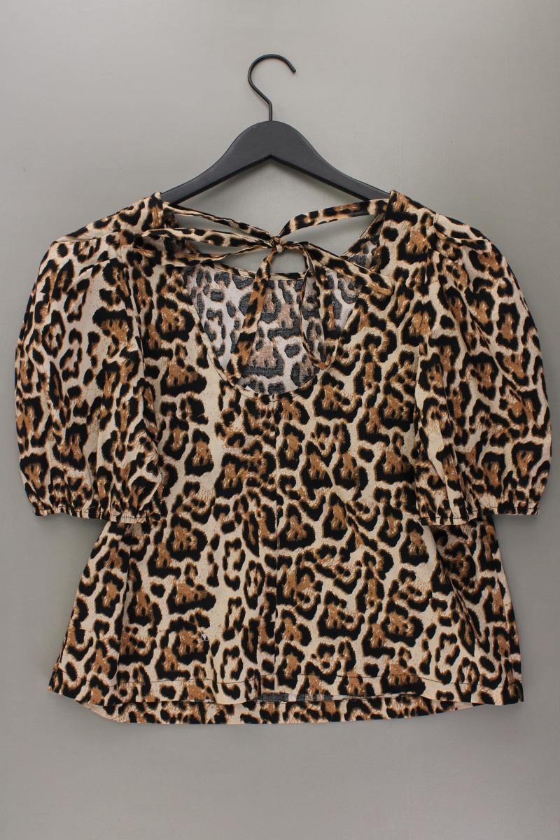 Vila Classic Bluse Gr. 42 3/4 Ärmel braun aus Baumwolle