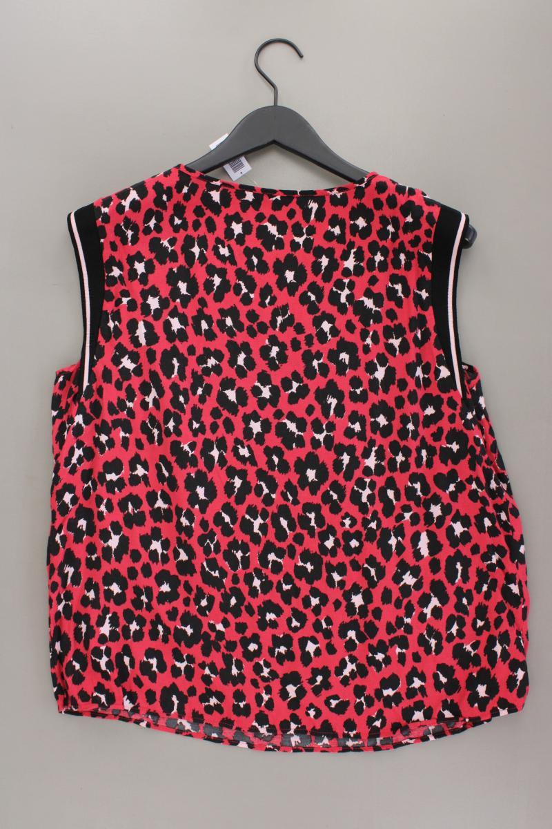 edc by Esprit Ärmellose Bluse Gr. XL mit Tierdruck rot