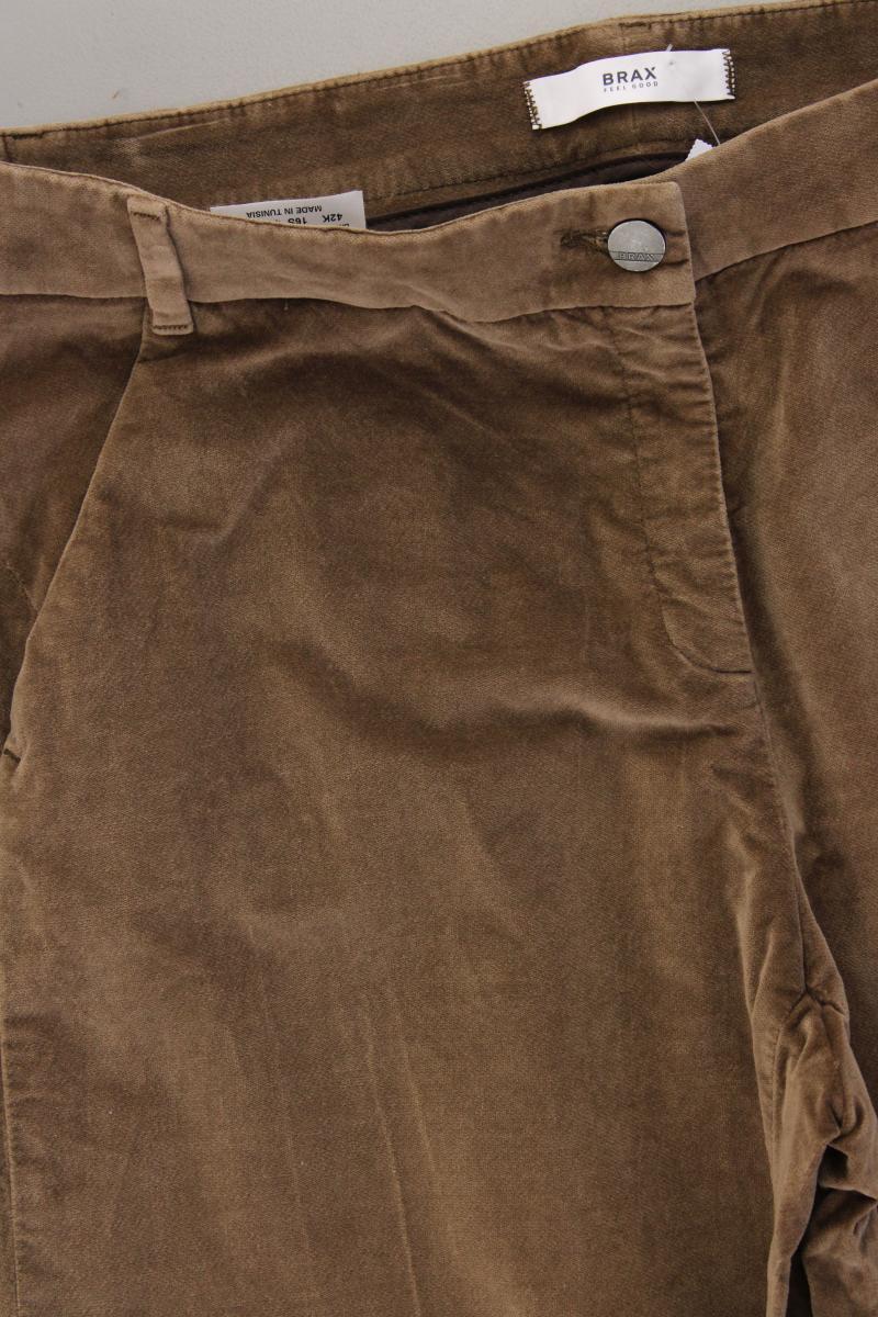 Brax Hose Gr. 42 Modell Maine braun aus Baumwolle