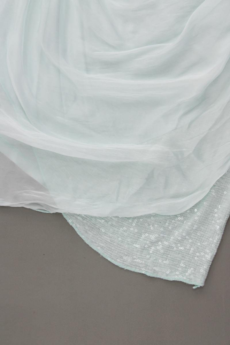 Seidenbluse Gr. 38 Ärmellos blau