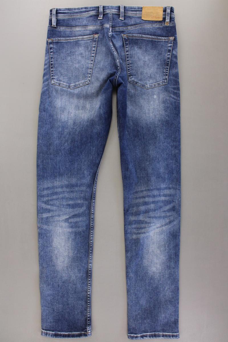 s.Oliver Straight Jeans für Herren Gr. W31/L34 blau aus Baumwolle