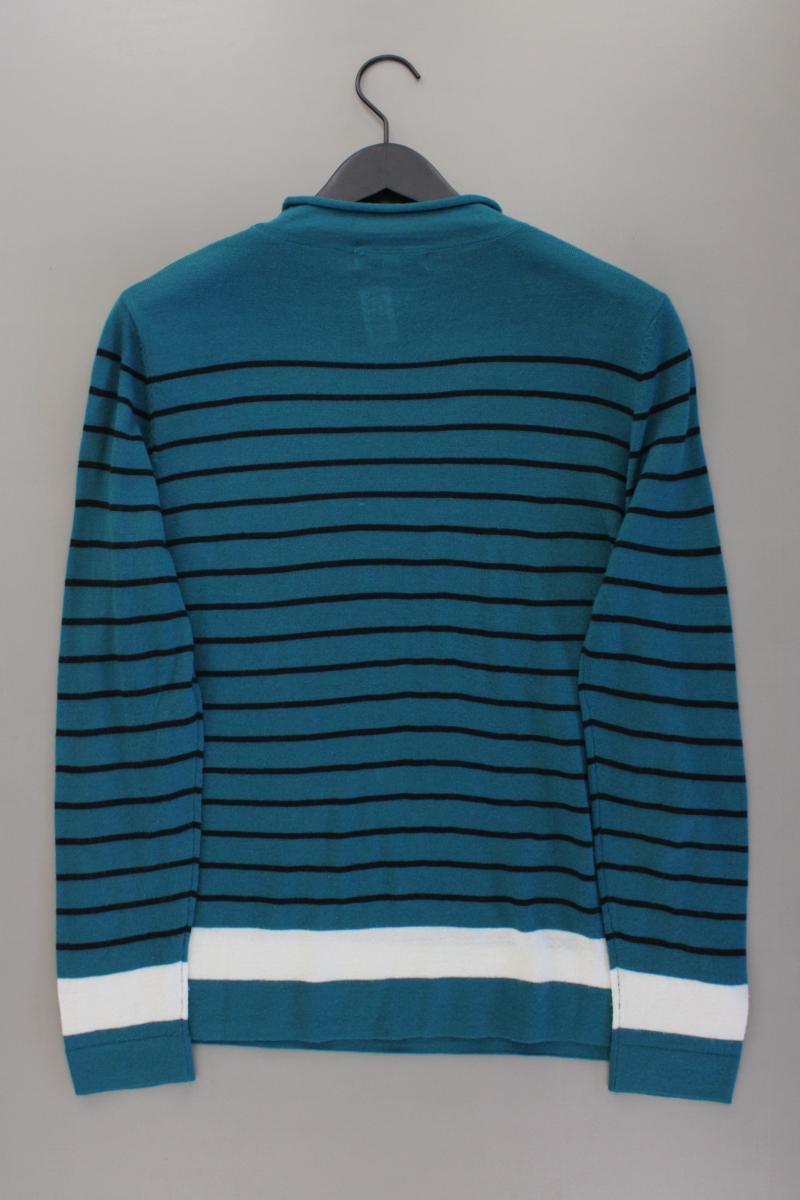 Adagio Wollpullover Gr. 48 gestreift blau
