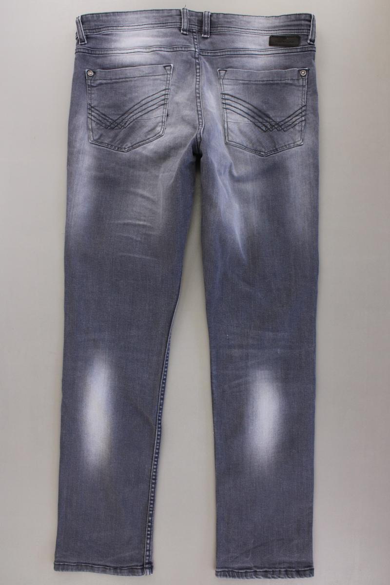 Tom Tailor Straight Jeans für Herren Gr. W32/L32 grau aus Baumwolle