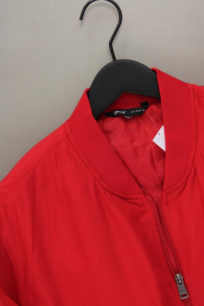 Only Bomberjacke Gr. L rot aus Polyester