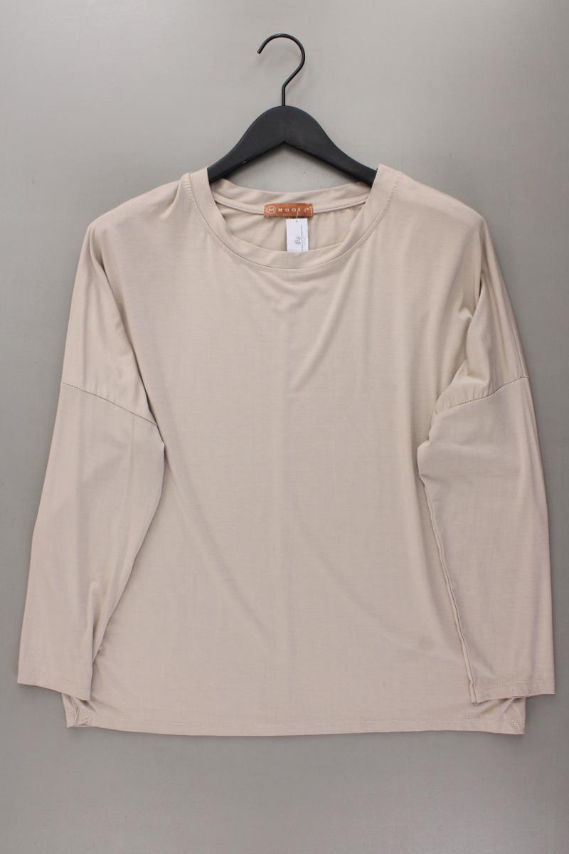 Mooij Oversize-Shirt Gr. OneSize 3/4 Ärmel creme aus Viskose