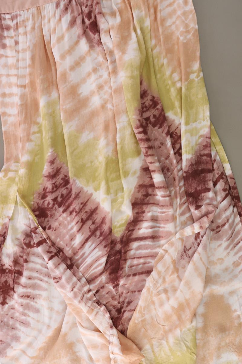 Lascana Stretchrock Gr. 44 mit Batikmuster mehrfarbig aus Baumwolle