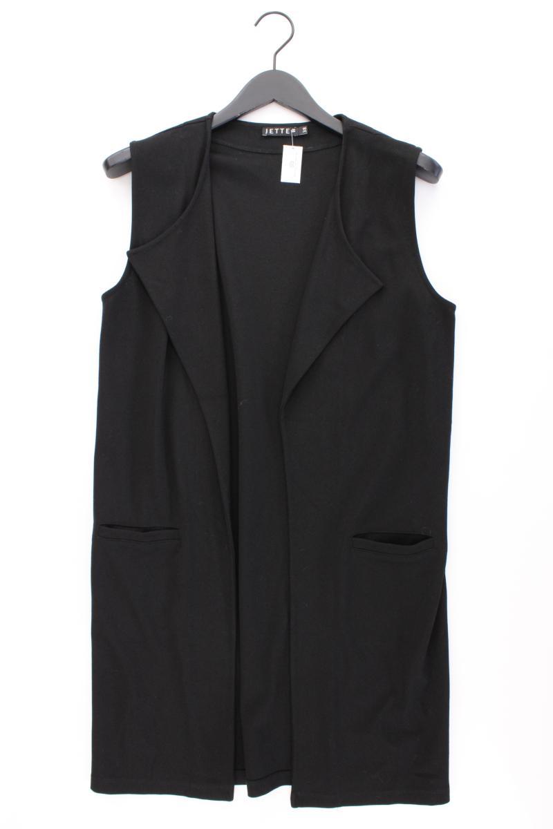 Jette Strickweste Gr. 38 schwarz aus Viskose