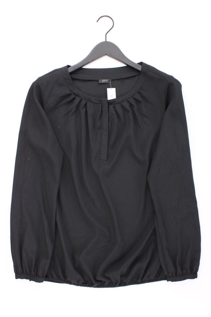 Esprit Collection Langarmbluse Gr. 42 schwarz aus Polyester