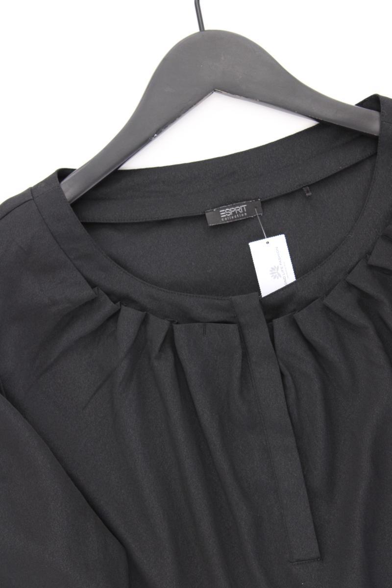 Esprit Collection Langarmbluse Gr. 42 schwarz aus Polyester