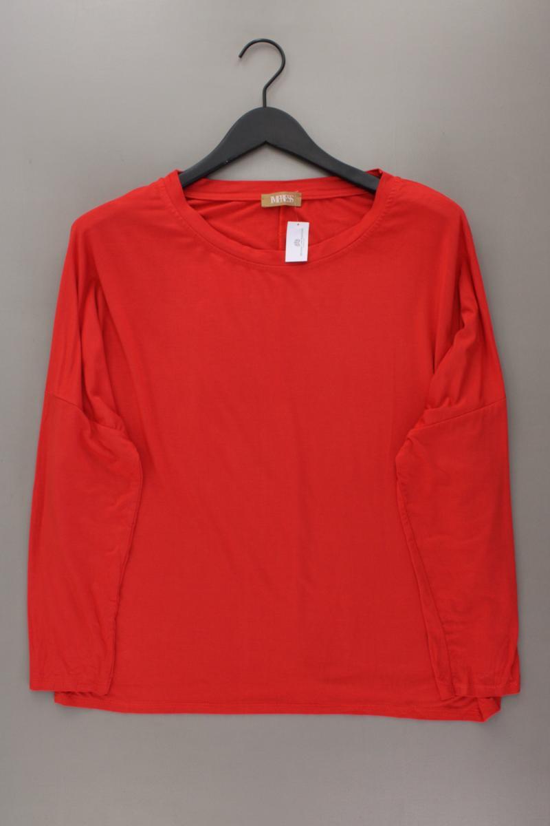 Longsleeve-Shirt Gr. OneSize Langarm rot aus Viskose