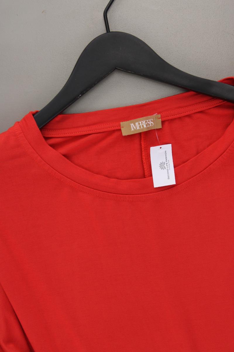 Longsleeve-Shirt Gr. OneSize Langarm rot aus Viskose