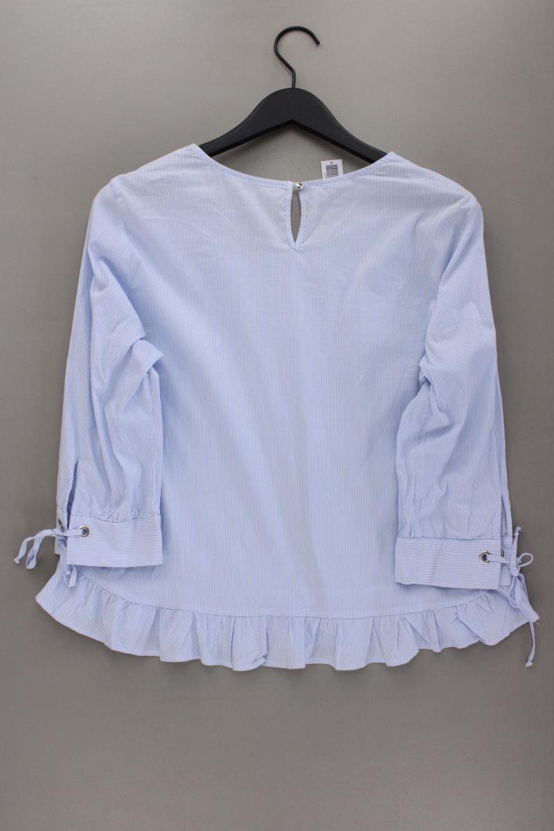 Taifun Classic Bluse Gr. 44 gestreift 3/4 Ärmel blau