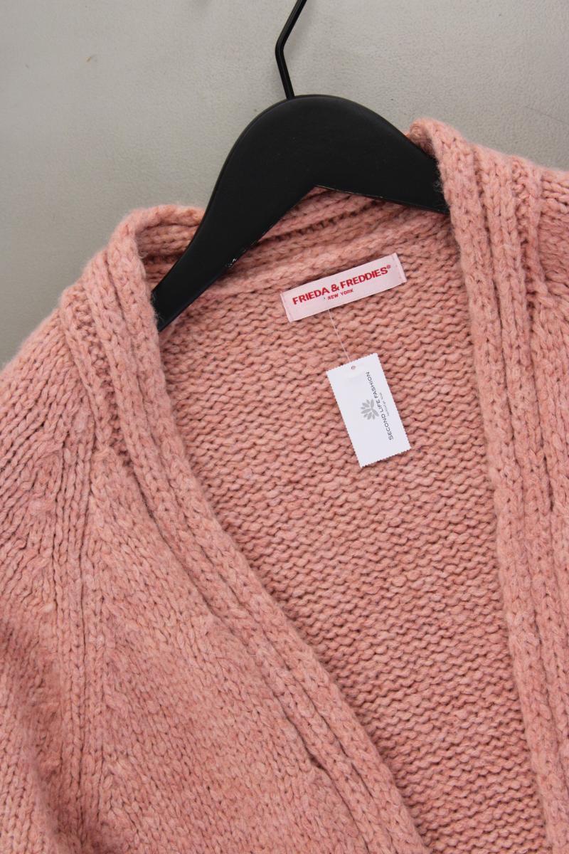 Frieda&Freddies Strickjacke Gr. 40 Langarm rosa aus Polyacryl