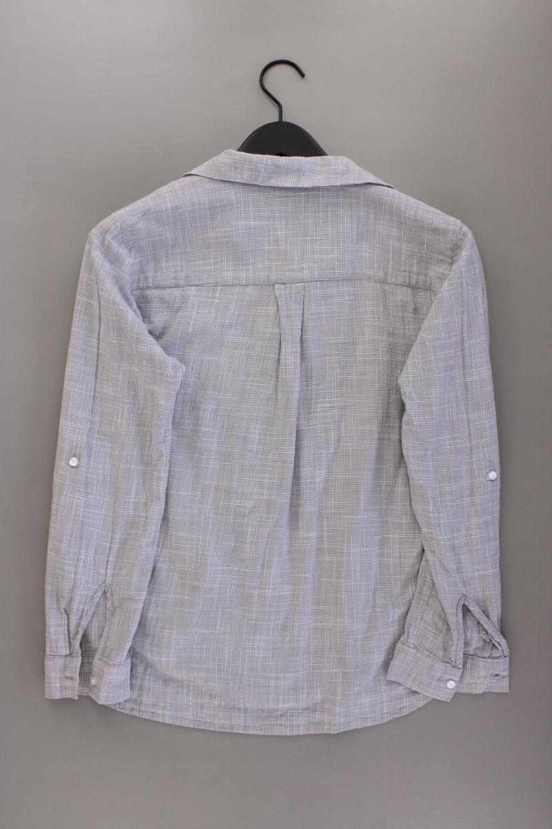 Tom Tailor Langarmbluse Gr. 38 grau aus Baumwolle