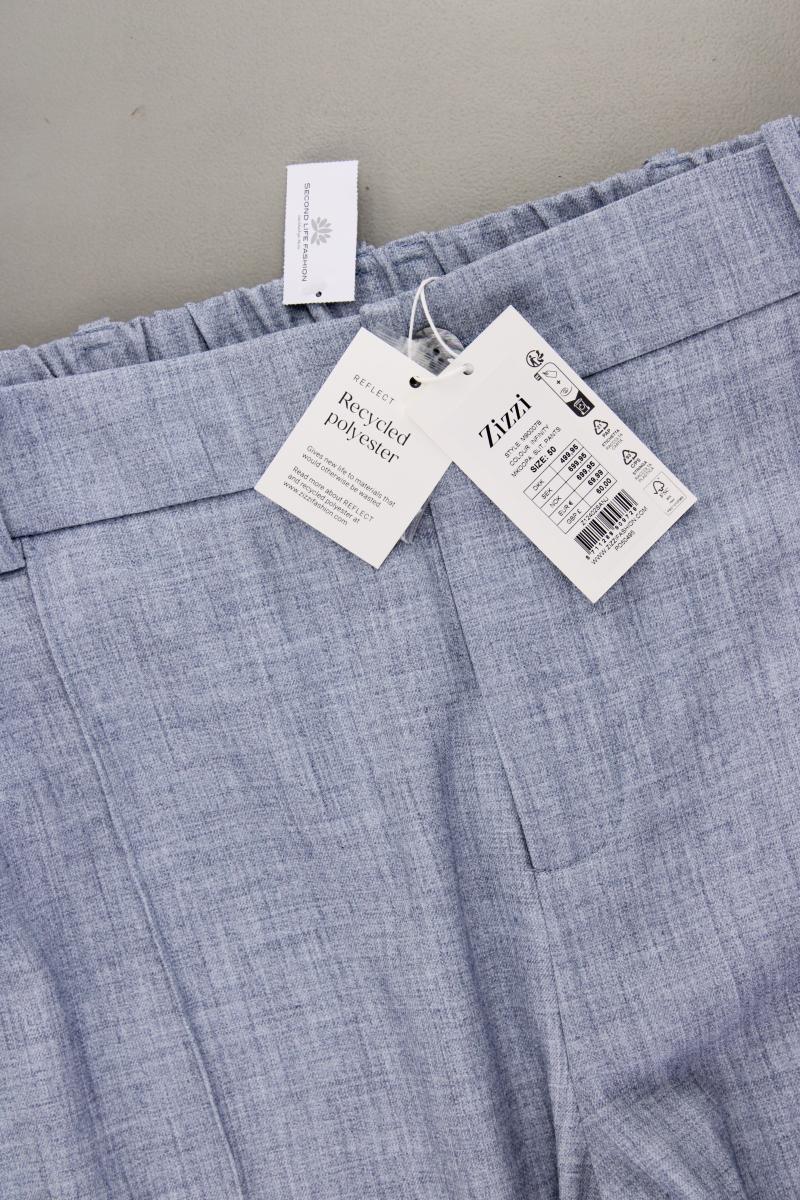 Zizzi Stoffhose Gr. 50 neu mit Etikett Neupreis: 69,99€! blau aus Polyester