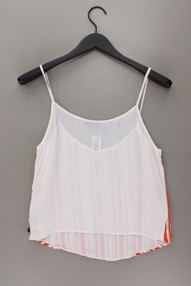 Redgreen Top Gr. 42 gestreift orange aus Viskose