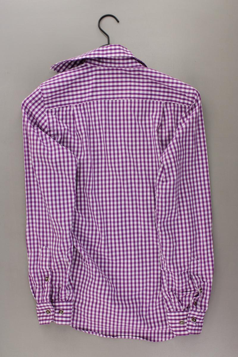 Spieth Wensky Trachtenhemd für Herren Gr. Hemdgröße 37/38 kariert Langarm lila