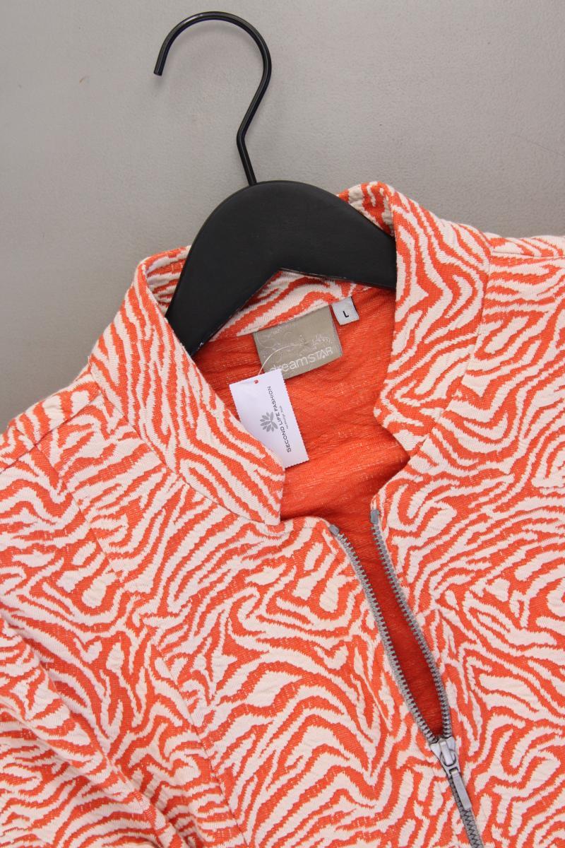 dreamstar Übergangsjacke Gr. L orange aus Baumwolle