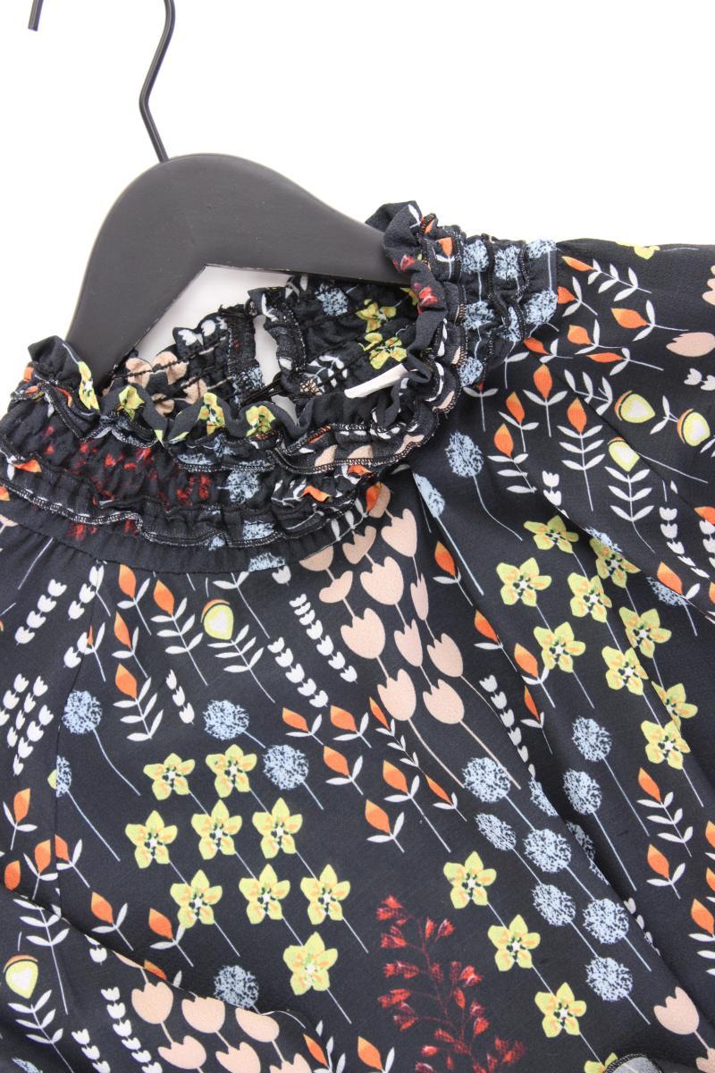 Heine Midikleid Gr. 42 mit Blumenmuster 3/4 Ärmel mehrfarbig