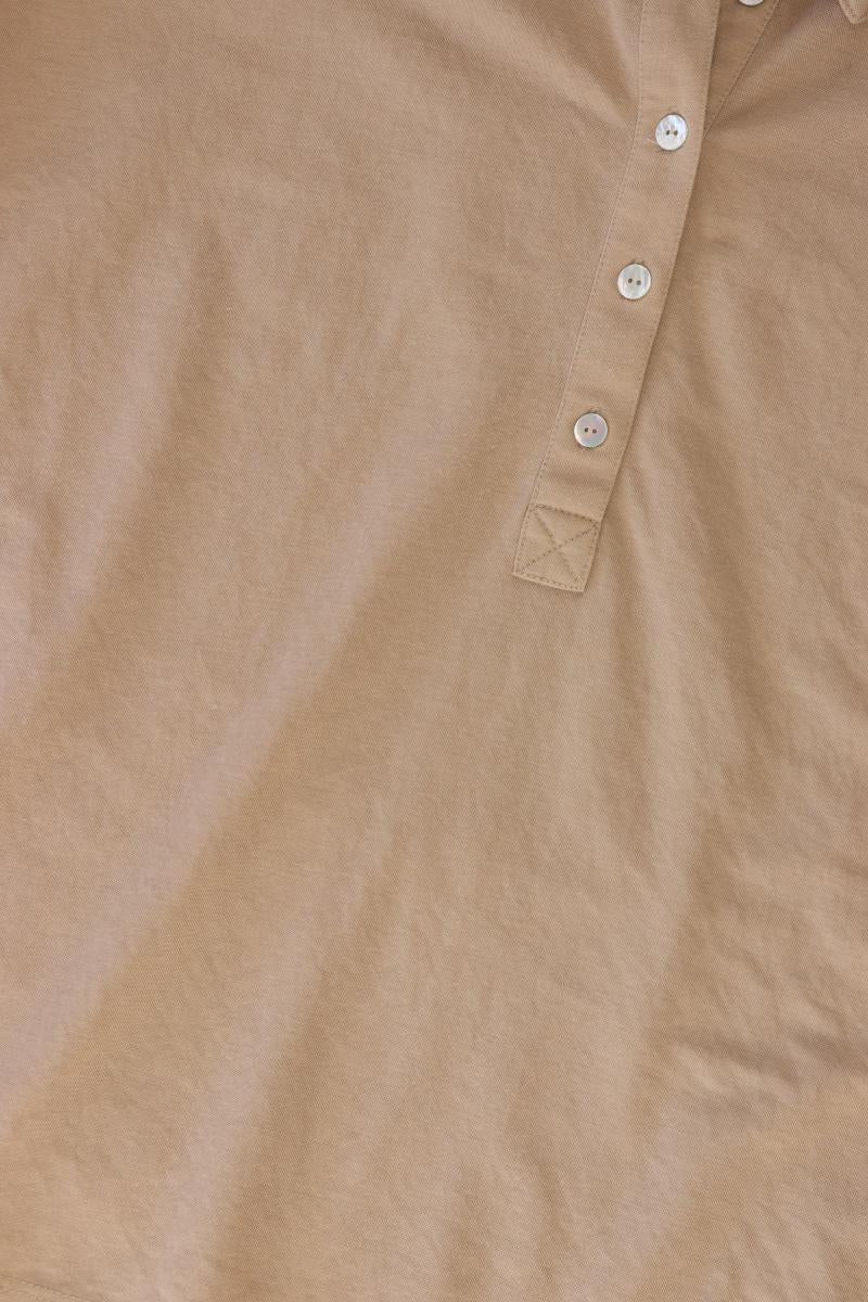 comma, Poloshirt Gr. 36 Kurzarm braun aus Viskose