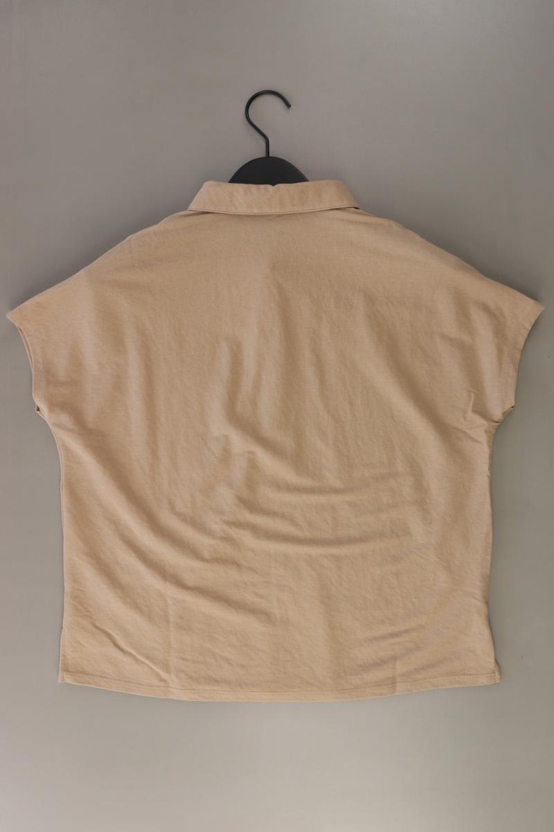comma, Poloshirt Gr. 36 Kurzarm braun aus Viskose