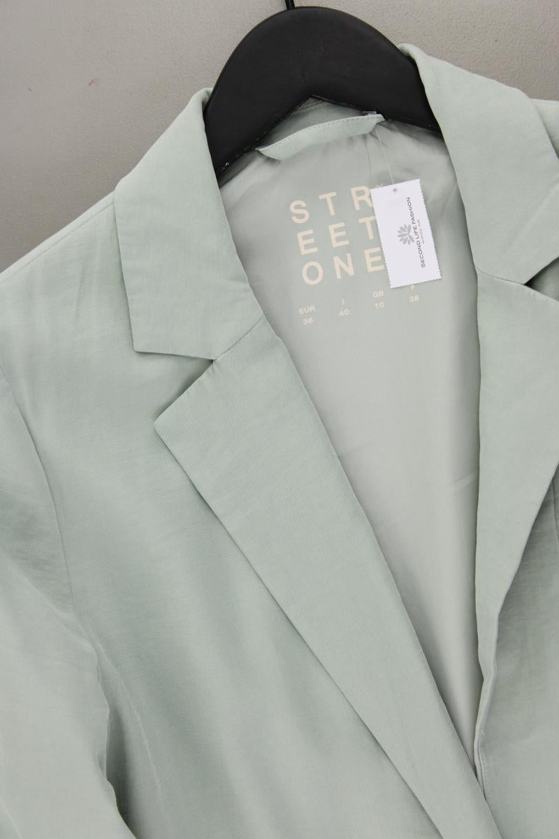 Street One Oversize Blazer Mintgrün Gr. 36 aus Viskose