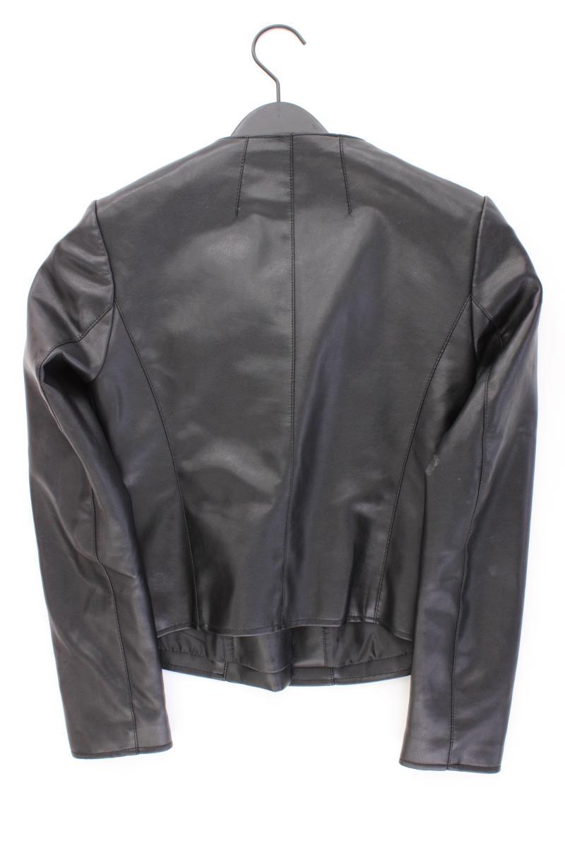 Mango Bikerjacke Gr. XS schwarz aus Polyester