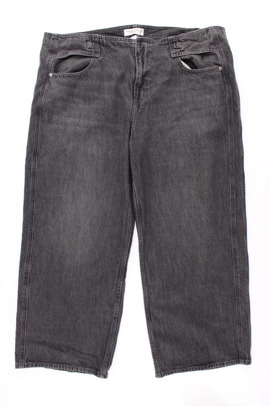 Abercrombie & Fitch Low Rise Ultra Loose Jeans Gr. W34 grau aus Baumwolle