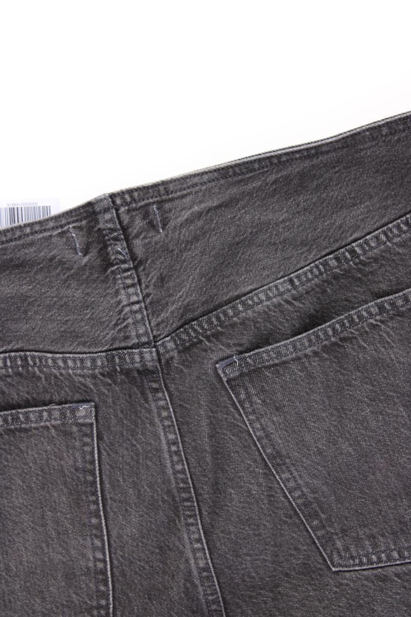 Abercrombie & Fitch Low Rise Ultra Loose Jeans Gr. W34 grau aus Baumwolle