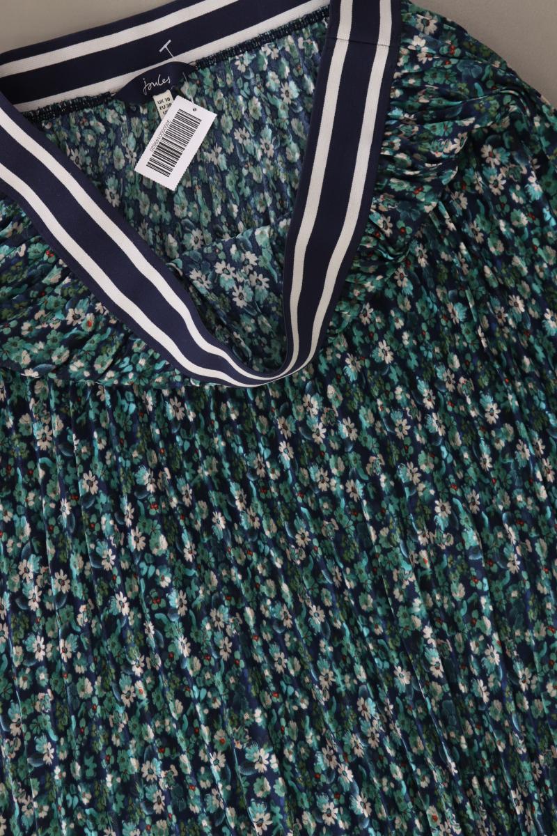 JOULES Stretchrock Gr. 38 mit Blumenmuster blau aus Polyester