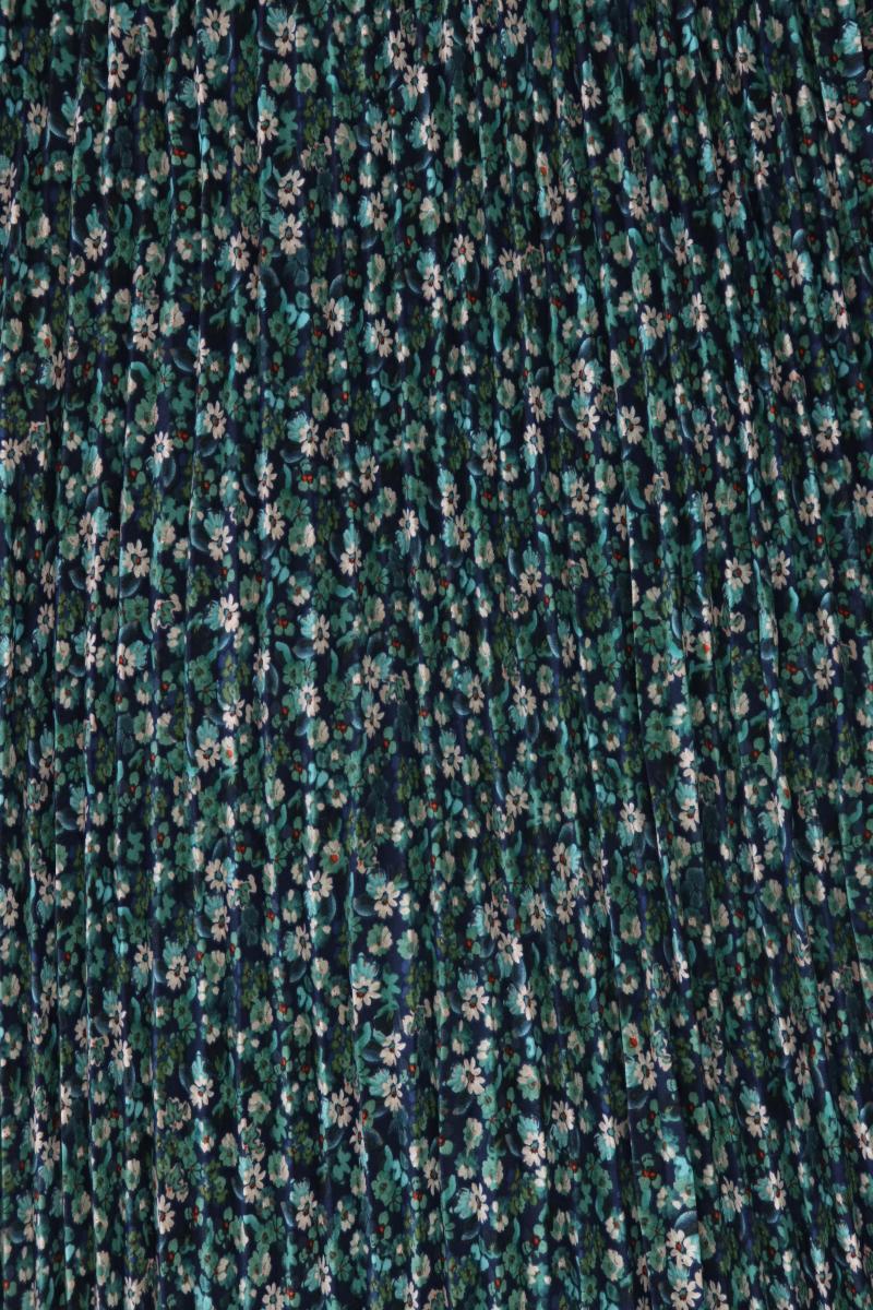 JOULES Stretchrock Gr. 38 mit Blumenmuster blau aus Polyester