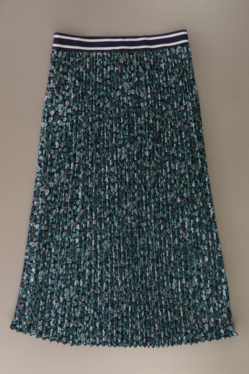 JOULES Stretchrock Gr. 38 mit Blumenmuster blau aus Polyester