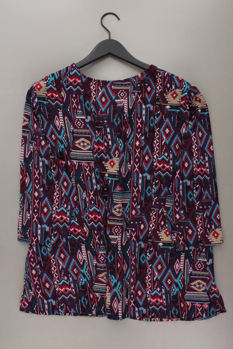 Atlas For Women Bluse Gr. 48/50 neuwertig 3/4 Ärmel lila aus Polyester